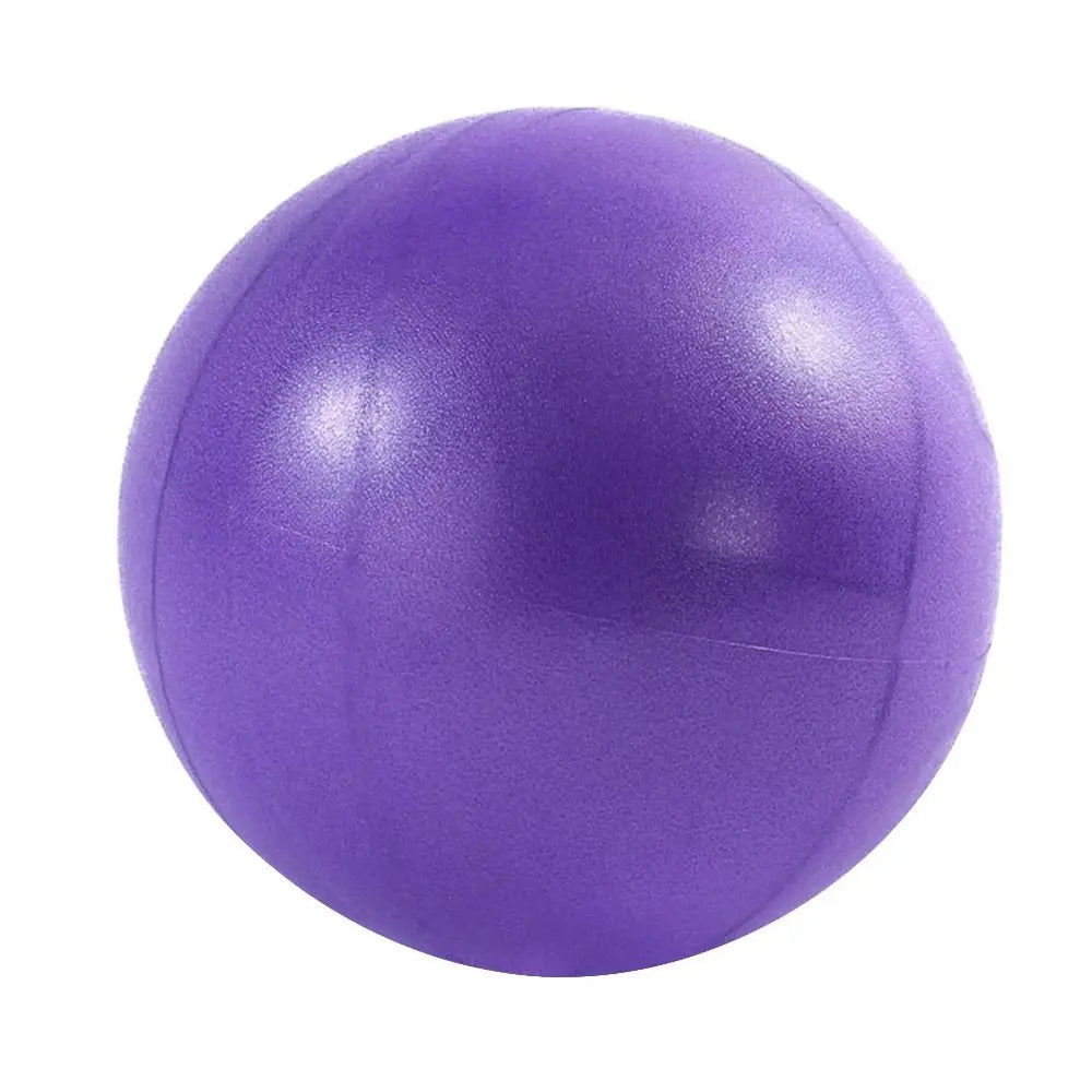 25cm Mini Yoga Ball Soft Pilates Exercise Gym Ball PVC Non Slip Home Training Balance Stability Inflatable Straw Easy Inflation