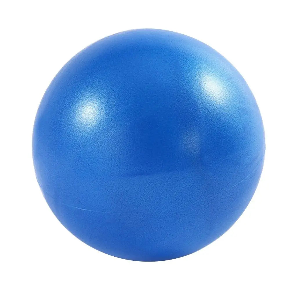 25cm Mini Yoga Ball Soft Pilates Exercise Gym Ball PVC Non Slip Home Training Balance Stability Inflatable Straw Easy Inflation