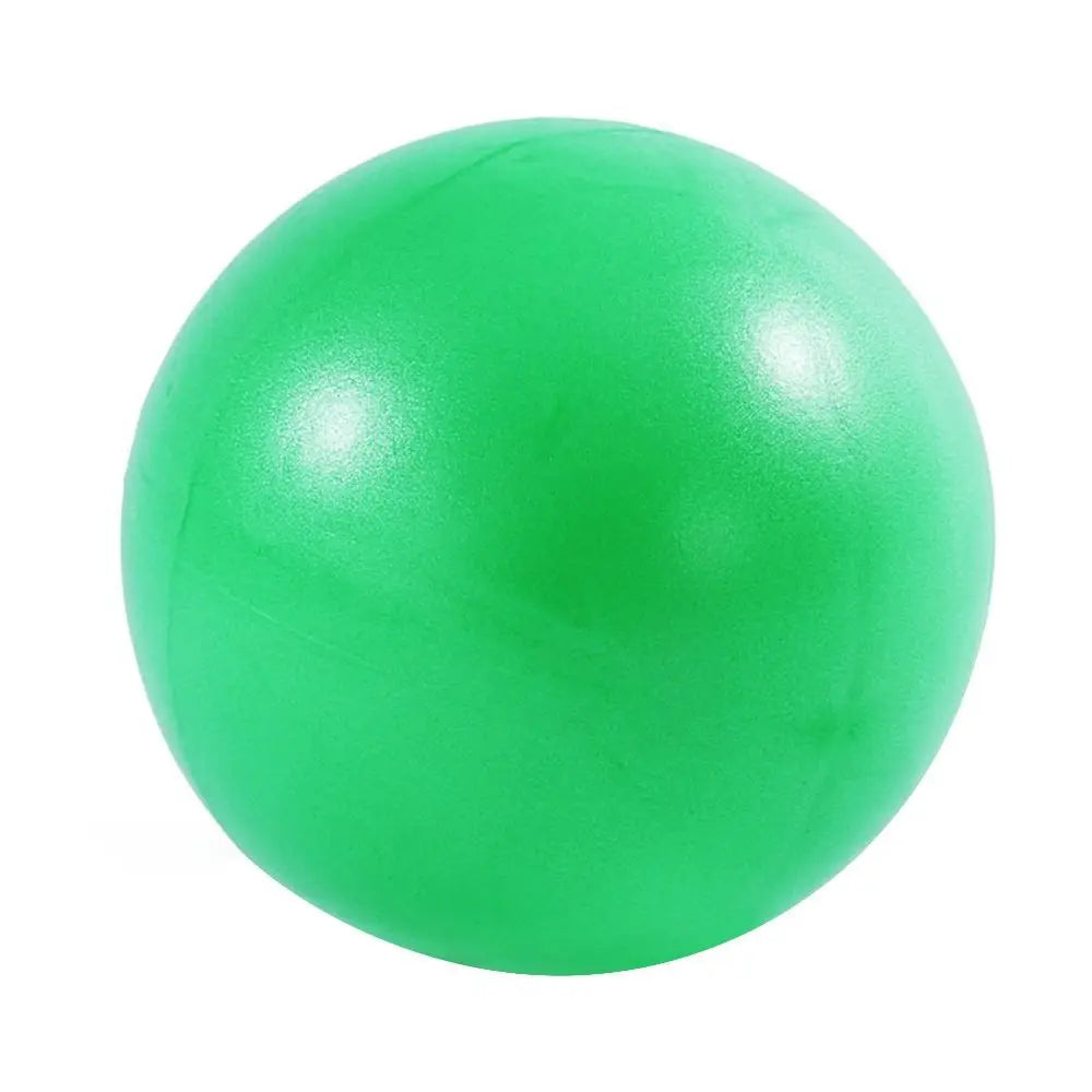 25cm Mini Yoga Ball Soft Pilates Exercise Gym Ball PVC Non Slip Home Training Balance Stability Inflatable Straw Easy Inflation