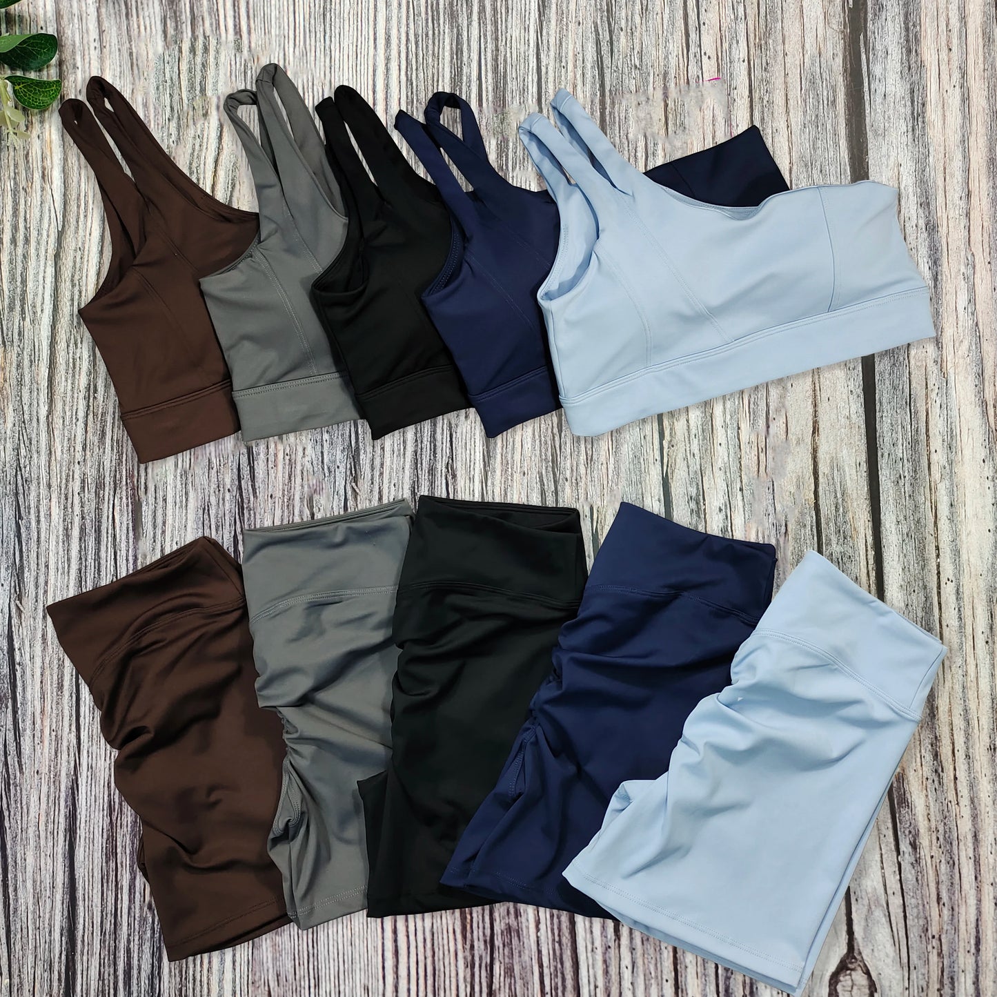 2PCS Yoga Set Gym Set Women Tracksuit Bra Sports Shorts Workout Sportswear Running Clothing Gym Wear Athletic Sport Suit