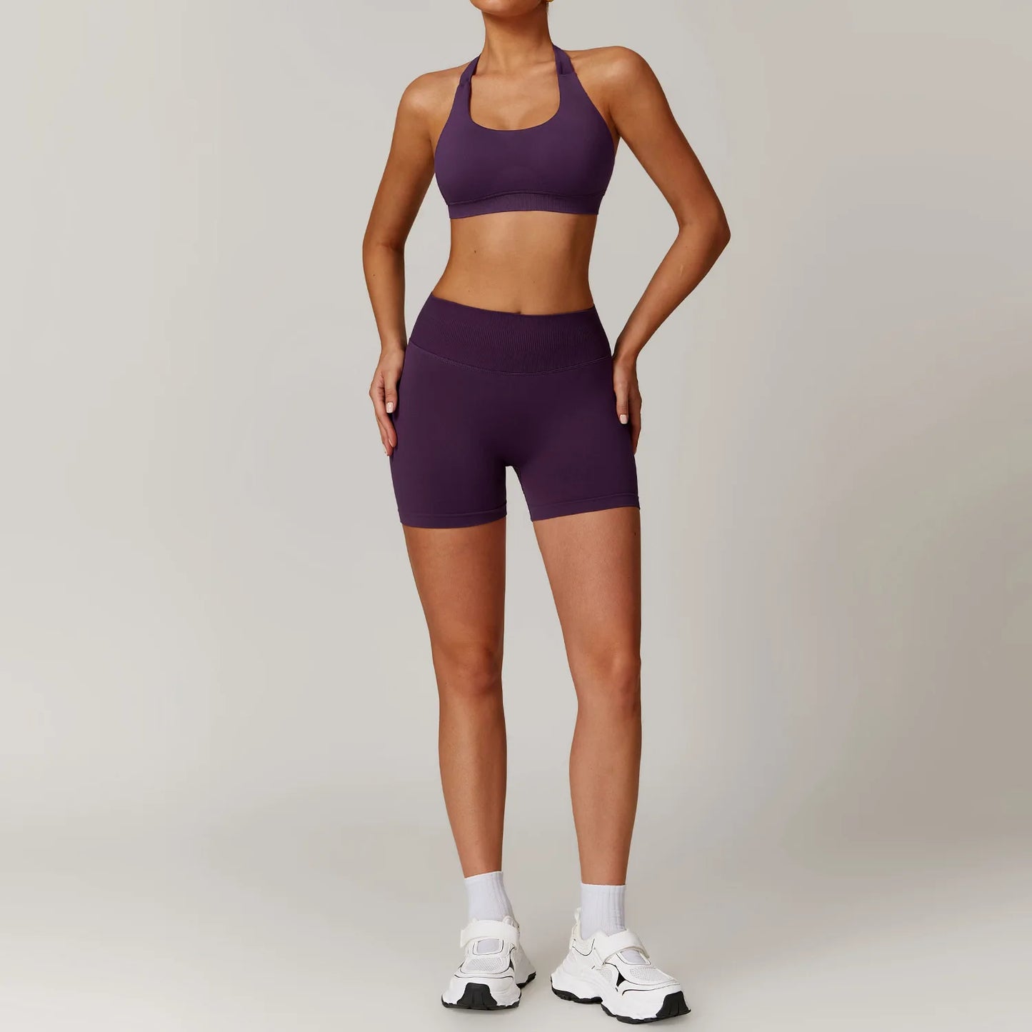 Seamless Yoga Set Gym Clothes Sportswear Yoga Suits For Women Fitness Long Sleeved Jacket Tracksuits Sports Bra Gym Leggings Set