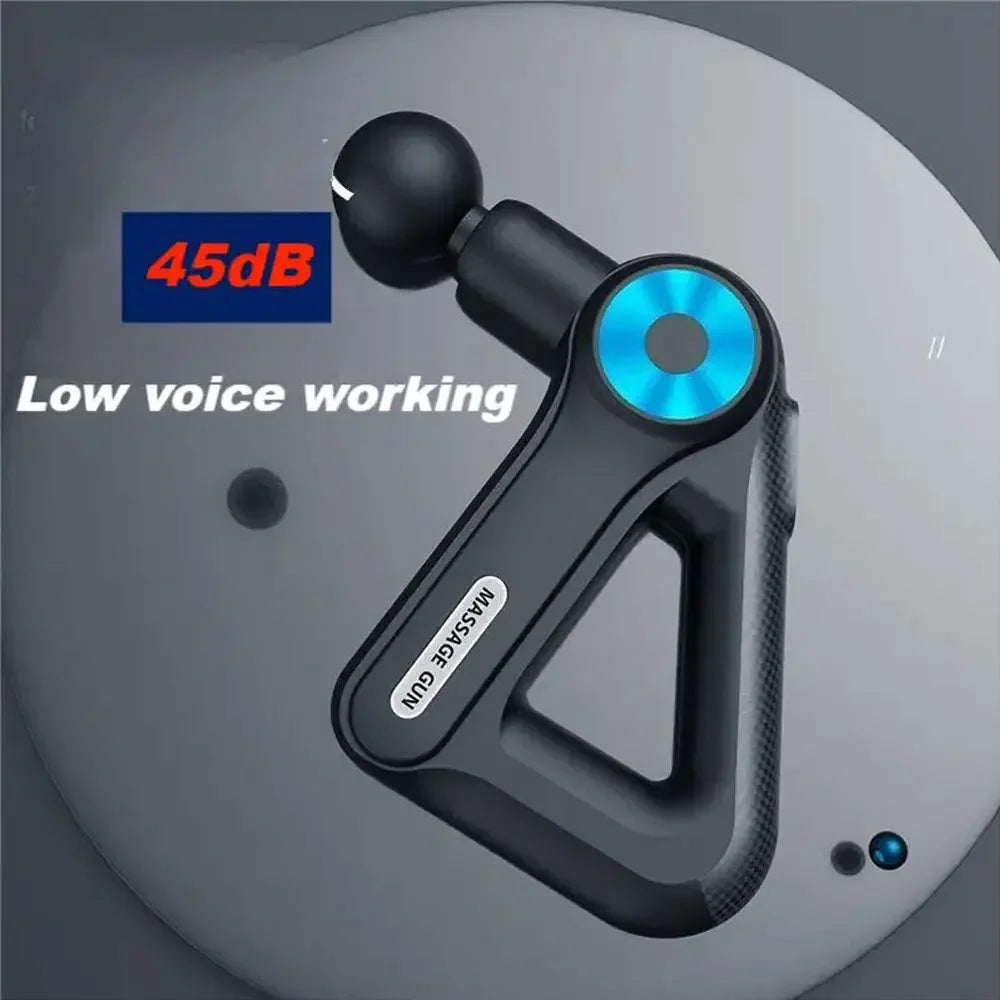 9 Heads 9 Gears Professinal Bally Total Fitness Massage Gun Small Golden Triangle Long Standby Bobbito Massage Gun
