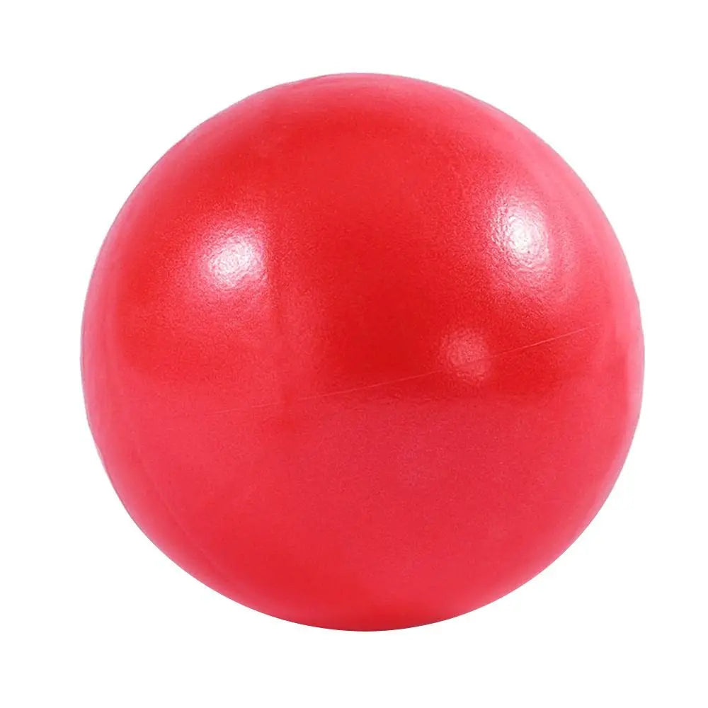 25cm Mini Yoga Ball Soft Pilates Exercise Gym Ball PVC Non Slip Home Training Balance Stability Inflatable Straw Easy Inflation