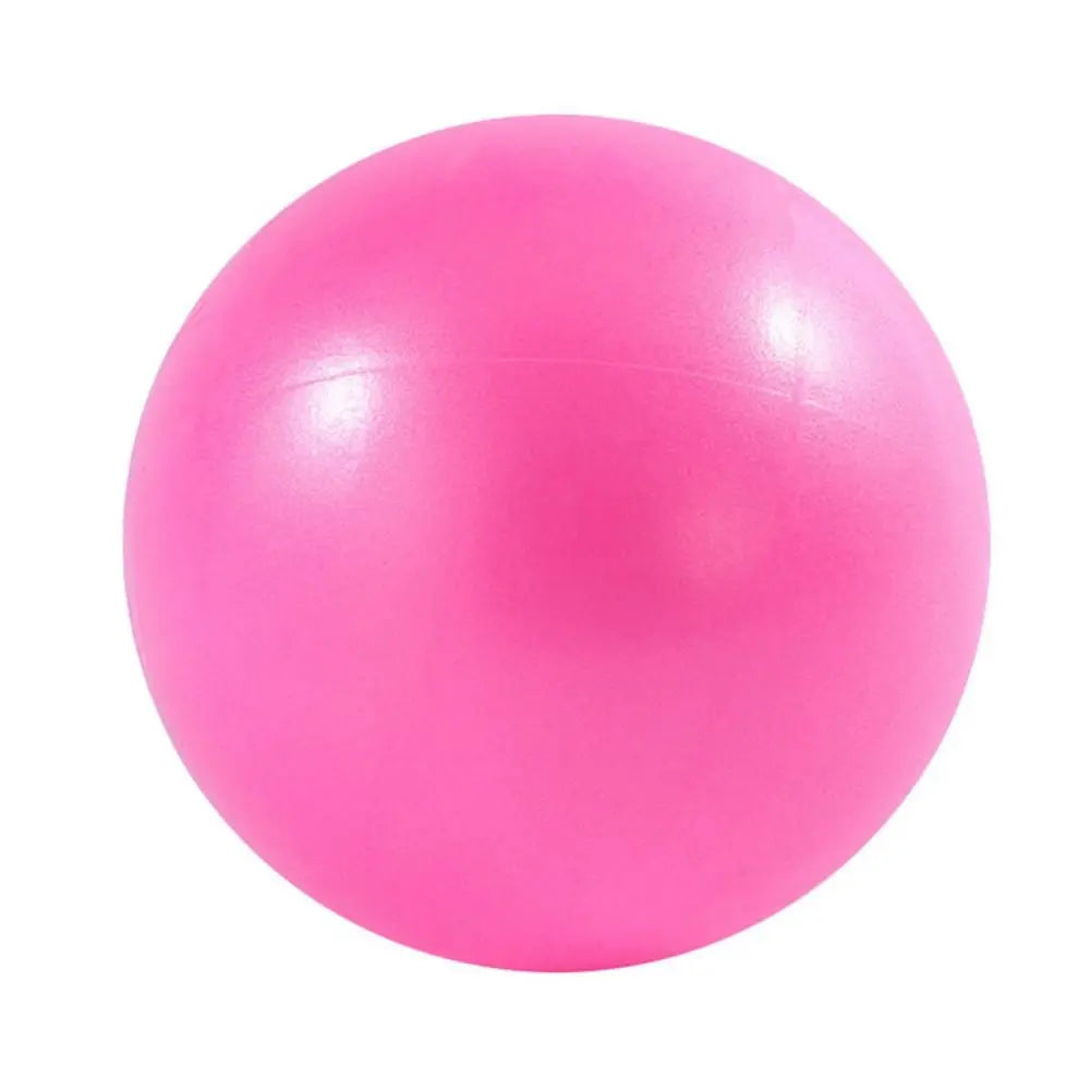 25cm Mini Yoga Ball Soft Pilates Exercise Gym Ball PVC Non Slip Home Training Balance Stability Inflatable Straw Easy Inflation