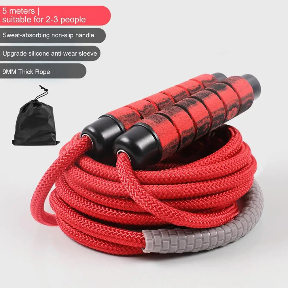 Jump Rope, 3/5/7/10M Length Group Skip Rope Suitable for Adults and Childrens, Multi-person Exercise Weight-loss Skipping Rope