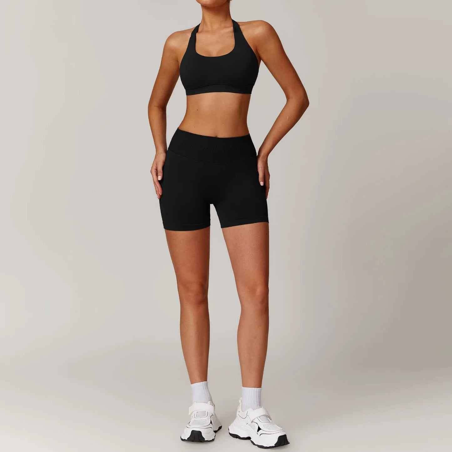 Seamless Yoga Set Gym Clothes Sportswear Yoga Suits For Women Fitness Long Sleeved Jacket Tracksuits Sports Bra Gym Leggings Set