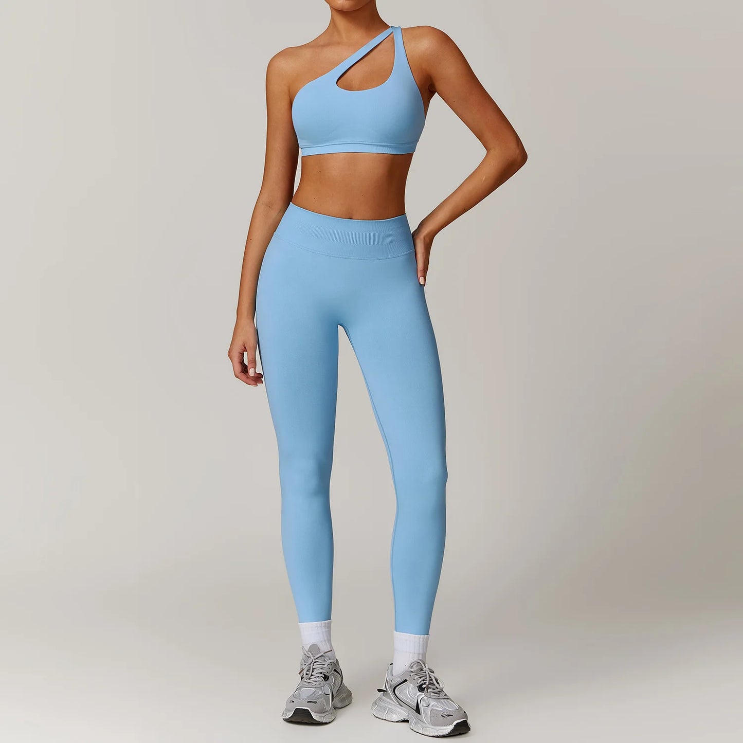 Seamless Yoga Set Gym Clothes Sportswear Yoga Suits For Women Fitness Long Sleeved Jacket Tracksuits Sports Bra Gym Leggings Set