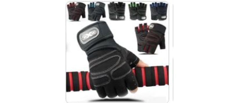 Outdoor Sport Gloves for Men Women Wrist Guard Fitness Gym Cycling Hiking Boxing Exercise Training Workout Long Wrist Fingerless